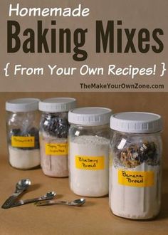 homemade baking mixes from your own recipes