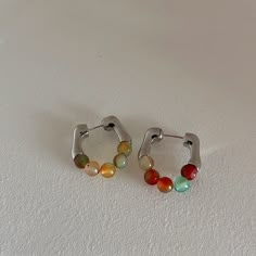 Women's For Simple Personalized Graceful And Fashionable Earrings – Nutricaodiaria Subtle Bisexual Jewelry, Unique Jewelry Earrings, Silver Cartilage Earrings, Chunky Earring Stack, Cool Earing, Earring Inspo Silver, Handmade Jewellery Ideas, Fun Earrings Unique, Simple Jewelry Earrings