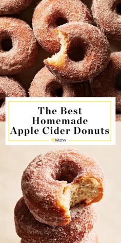 the best homemade apple cider donuts