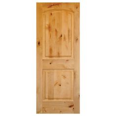 30 in. x 80 in. Rustic Knotty Alder 2-Panel Top Rail Arch Solid Core Wood Stainable Interior Door Slab - Super Arbor Knotty Alder Interior Doors, Alder Doors, Knotty Alder Doors, Interior Closet Doors, Pine Interior Doors, Solid Wood Interior Door, Wood Hinges, Prehung Interior Doors, Stained Doors