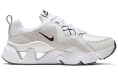 Step up your sneaker game with the Nike RYZ 365 'Summit White.' These sneakers feature a tonal lace-up fastening system with contrasting eyestays in black, giving you a modern look with a classic feel. Built for comfort, each pair features a TPU plate to connect the midsole, along with lightweight foam and cut-out geometric detailing for cushioning and support. Finished off with grippy outsoles for durable traction and iconic Nike branding, these versatile sneakers can be dressed up or down for Trendy Womens Sneakers, Nike Gym Shoes, Versatile Sneakers, White Nike Shoes, Fashion Shoes Sneakers, Cute Nike Shoes, Nike Sneakers Women, White Shoes Women, Workout Shoes