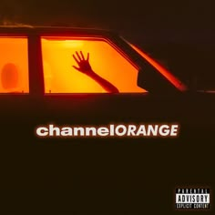 a car with the word channel orange written on it