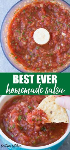 the best ever homemade salsa in a food processor