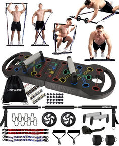 an image of a man doing exercises with equipment