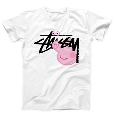 Shipping from the US. Easy 30 day return policy, 100% cotton, Double-needle neck, sleeves and hem; Roomy Unisex Fit. Stussy Hoodie, Art T Shirt, Perfect Woman, Peppa Pig, Casual Elegance, Mens Tees, Hoodie Sweatshirt, Clothing Store, Womens Tees