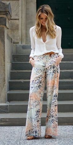 Wide Legged Pants, Chique Outfit, Cute Summer Dresses, Mode Inspo, Wide Pants, 가을 패션, Fashion Mode