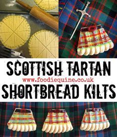 the scottish tartan shortbreads are ready to be cut and put in the oven