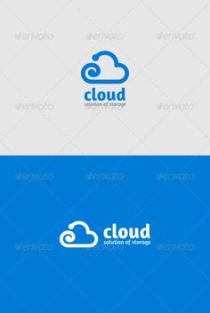 cloud logo template - symbols logo templates