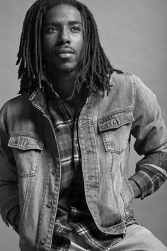 Hair Like Wool, Mens Dreads, Dark Skin Men, Natural Man, White Portrait