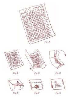 the instructions for how to make an origami box with pictures and text on it