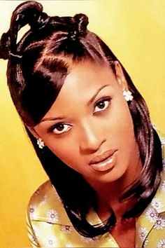 2000s Black Hair Magazine, 90s Beyonce, 90 Hairstyles, Old School Hairstyles, 1990s Hairstyles, Black Hair 90s, 2000s Hairstyles, Black Hair Magazine, 90’s Hairstyles