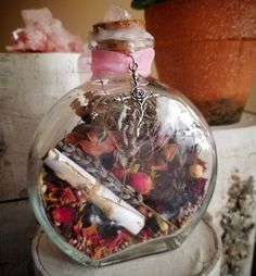 Prosperity Spell, Crystal Garden, Witch Spell, Witchy Decor, Love Spell