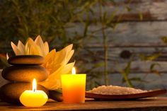 size: 12x8in Photographic Print: Spa Still Life with Aromatic Candles by Kesu01 : Love Chants, Full Moon Meditation, Image Zen, Dreamy Images, Love Spell Chant, Meditation Scripts, Zen Moments, Spa Candle, Aromatic Candles