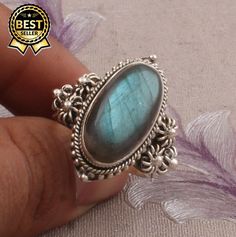 Amazing Labradorite Gemstone Ring 925 Sterling Solid Silver Ring,Top Quality Cabochon Multi Fire Ring,Very Heavy Work,Middle Finger Ring #SterlingSilverRing #GemstoneRing #WorryRing #LowPriceRing #JewelryPurpose #GiftForU #GiftItemRing #925SilverRing #BrideRing #BohoRing Soldered Jewelry, Middle Finger Ring, Black Stone Ring, Fire Ring, Antique Silver Rings, Heavy Work, Black Ring, Boho Pendant, Ring Stone