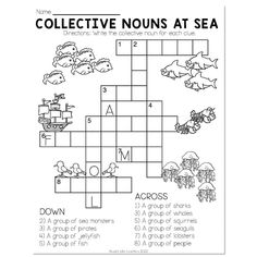 a crossword puzzle for children to learn how to read the letters and numbers on it