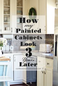 Repainting Kitchen Cabinets, White Kitchen Paint, Painted Kitchen Cabinets, Painting Oak Cabinets, Best Kitchen Cabinets, Oak Kitchen Cabinets, Paint Kitchen, Painted Kitchen, Kitchen Paint Colors