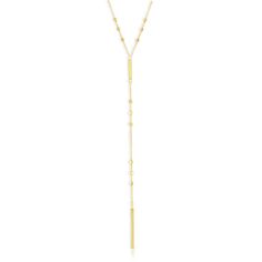 Classic Of New York Sterling Silver Square Beads w Vertical Bars Lariat Necklace - Gold Plated Metal Silver Size 22 Additional Sizes 22+1 Inch Stone Type All Silver Clasp Type Lobster Plating Gold Plated Collection: Classic Of New York Necklaces, Bar Necklaces Lobster Plating, Bar Necklaces, Gold Lariat Necklace, Vertical Bar Necklace, Chain Necklace Gold, Square Beads, Necklace Craft, Xmas Presents, Square Bead