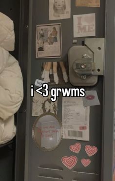 there is a bunch of pictures on the wall with words above it that say i > 3 crowns