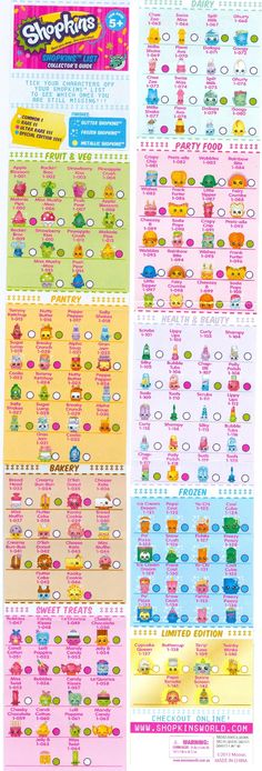 the poster shows different types of food and drinks in each language, as well as numbers