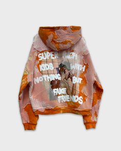 Super Rich Kids Hoodie – DUST OF GODS Hoodie Painting Ideas, Painted Hoodies, Hand Painted Hoodie, Dust Of Gods, Gods Artwork, God Clothing, Clothes Hoodie, Cute Online Clothing Stores, Distressed Hoodie