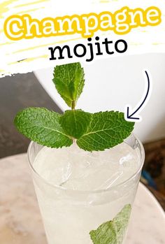 Champagne Mojito Mojitos Recipe, Mojito Recipe Pitcher, Mojito Pitcher, Best Mojito Recipe, Party Punch Recipe, Easy Mojito Recipe, Pitcher Cocktails, Party Punch Recipes, Summer Drinks Alcohol