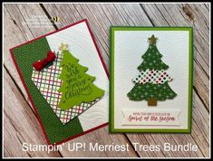 stampin'up merry trees bundle