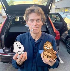 willem dafoe x snoopy x garfield Art Account, Fox, Snoopy, Art