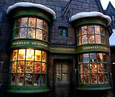 the hog potter's house is decorated for christmas