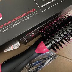 Hair Brush Dryer/Styler. Style Your Hair In Few Minutes! Hair Brush Dryer, Brush Dryer, Frizz Free, Hair Brush, Womens Hairstyles, Hair Styles, Hair, Women Shopping, Black