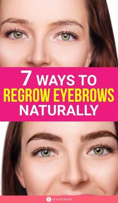 If you have been worried about thinning eyebrows, we got you covered with 7 proven ways to help regrow eyebrows naturally. Read on for details of each method. Full Eyebrows