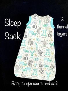 Magic Moon flannel sleep sack, 2 layers, baby animals, 3-9 months sleeping bag, warm safe sleep, front zipper easy on-off wearable blanket Magic Moon, Baby Kicking, Baby Sleep Sack, Sleep Sack, Sleep Sacks, Wearable Blanket, Baby Head, Sleep Comfortably, Sleeping Bag