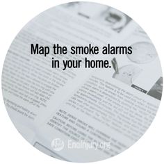 Operation #EndInjury: Map the smoke alarms in your home. Fire Protection, The National, The Next, Map