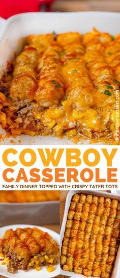 cowboy casserole with corn on the cob