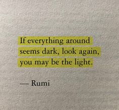 a piece of paper with the words rumi written in yellow and black on it