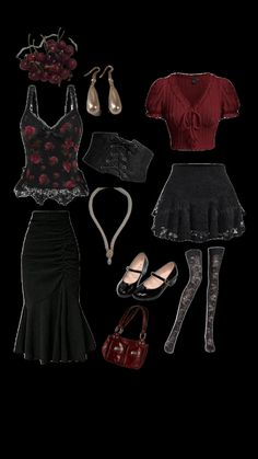 Vamp Goth, Grunge Outfit, Heart Clothes, Edgy Outfits