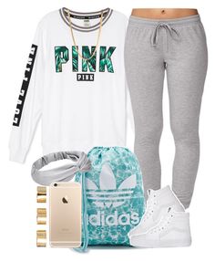 "Tropical PINK." by livelifefreelyy ❤ liked on Polyvore featuring Forever 21, adidas, Vans and ASOS Looks Adidas, Outfit Winter