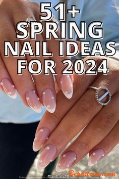 Spring Acrylic Nails, French Manicure Nails, Manicure Inspiration