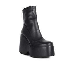 Lightweight statement high platform boot from Rag & Co. These ankle boots have side zipper detail which makes them easy to wear. It has a comfortable round toe. The stretch leatherette is ultra comfy and flexible and molds as per your feet. Type: BOOTS Heel Type: Block Round Toe Upper Material: Stretch Leatherette Lining: Soft Leatherette Outsole: Rubber High Platform Side Zipper Detail High-Heeled Ankle Boot RCSH3897 Heel Height - 4. 6inch Use a soft, damp cloth to clean stains, dust or dirt. W Platform Wedge Boots, Burgundy Boots Ankle, Alternative Shoes, Burgundy Outfit, High Heel Boots Ankle, Platform Ankle Boots, Boot Brands, Zipper Detail, Platform Boots