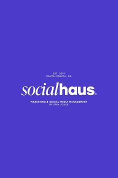 Social Haus | Marketing & Social Media Management Agency | Brand Identity & Logo Design Agency Brand Identity, Creative Photography Logo, Typographie Logo, Logo Design Inspiration Vintage, Identity Logo Design, Brand Identity Logo, Logo Design Inspiration Creative, Trendy Logos, Create Logo