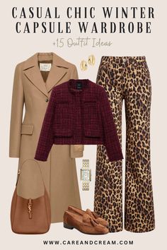 Casual Chic Winter Capsule Wardrobe + 15 Outfit Ideas Lookbook Ideas, Stylish Winter Outfits, Winter Capsule