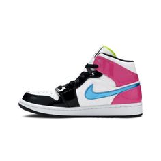 Black White Cyber Pink Mid Se Wore Once - Like New Selling As New Stock X Verified - Receipt Enclosed Nike Modern Mid-top Custom Sneakers, Modern Nike Mid-top Custom Sneakers, Modern Nike Custom Mid-top Sneakers, Modern Jordan Shoes With Air Max Cushioning, White Athletic Sneakers, Jordan Cp3, Nike Sf, Nike Air Max Excee, Nike Air Jordan 11