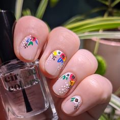 Kait on Instagram: “🌼The first time I tried to apply @manime.co nail gels it was a mess and I peeled them off within hours out of frustration. This time I took…” I Tried, Gel Nails, First Time, Enamel Pins, The First, How To Apply