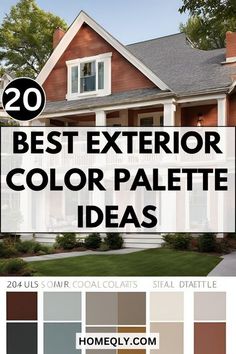 the best exterior color palettes for homeowners and sellers in this postcard