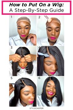 How To Style A Wig Hairstyles, How To Style Your Wig, Wig Tips For Beginners, Cosplay Hairstyles, Lace Install, Trendy Curls, Wig Tips, Wig Business