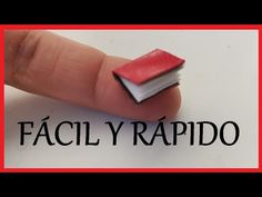 a finger that is holding a book in it's palm and the words facily rapido