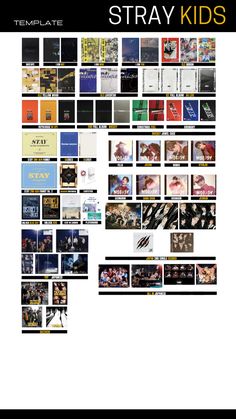 Album Collection, Card Template, Photo Cards, Stray Kids, Photo Wall