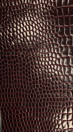 an alligator skin pattern is shown in this close up photo, it appears to be dark brown