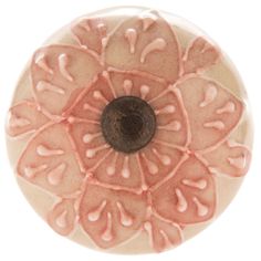 Get Light Pink Embossed Flower Knob online or find other Knobs products from HobbyLobby.com Desk Knobs, Pink Overlay, Pink Dresser, Thrift Store Diy, Ceramic Door Knobs, Baby Room Neutral, Home Themes, Furniture Repair, Ceramic Knobs