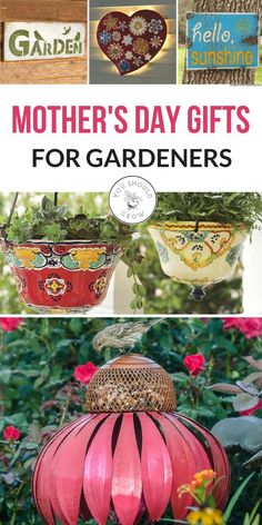 mother's day gifts for gardeners with pictures of flowers and plants in them