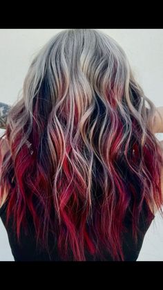 Exotic Hair Color, Red Blonde Hair, Short Ombre Hair, Apple Dumplings, Hair Color Techniques, Edgy Hair